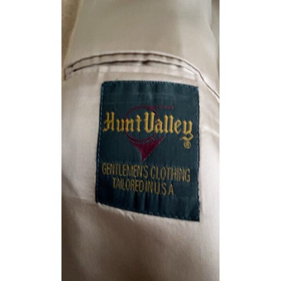Vintage Hunt Valley Blazer Mens Size 44R Beige 100% Camel Hair Jacket USA made - Picture 7 of 11